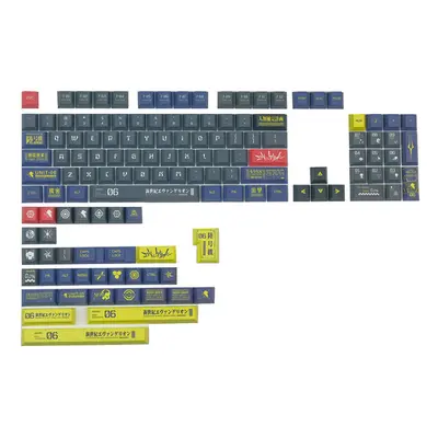 (Type6) Keys EVA Keycap Set Cherry Profile PBT Five-Sided Sublimation Custom Keycaps for Mechani