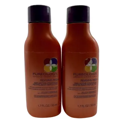 Pureology Reviving Red Conditioner Red Copper Color Treated Hair 1.7 OZ Set of