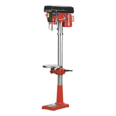 16-Speed Floor Pillar Drill - 550W Motor - 1580mm Height - Safety Release Switch