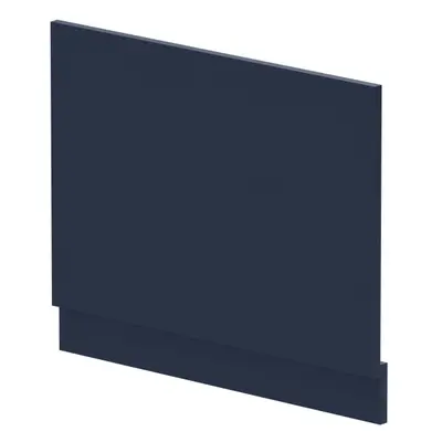 700mm Edge/Power Straight End Bath Panel & Plinth - Matt Midnight Blue