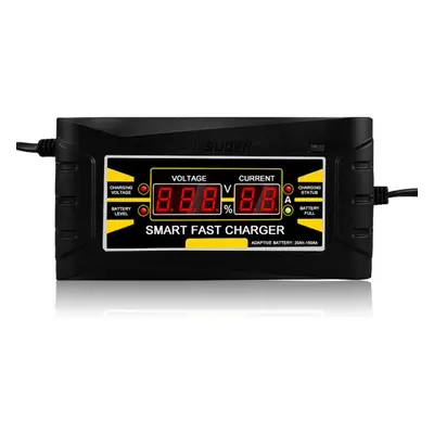 (EU plug) Full Automatic Smart 12V 10A Lead Acid/GEL Battery Charger w/ LCD Display EU Plug Fast