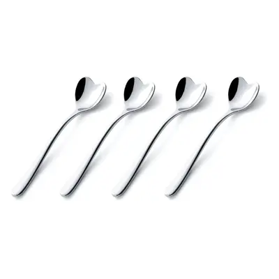 A di AMMI01CUS4 Set Composed of Four Ice Cream Spoons in 18/10 Stainless Steel, Silver, x x cm