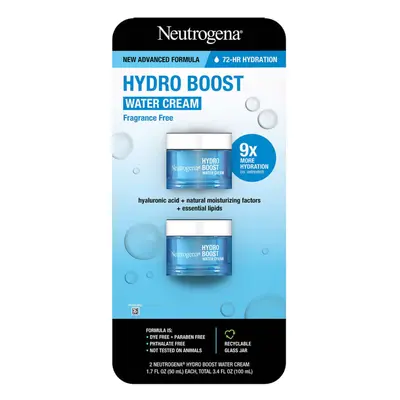 Neutrogena Hydro Boost Water Cream 1.7 fl oz (50 mL), 2-pack