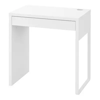 IKEA NEW MICKE DESK Drawer Computer Desk Home Office Workstation White 73X50 cm