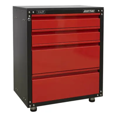 Modular Drawer Cabinet with Worktop - x x 820mm - Ball Bearing Slides