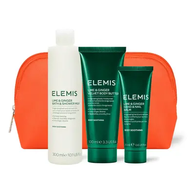 Lime & Ginger Body Care Trio, 3-Piece Luxury Body Care, Gift Set Includes: Hydrating Lime & Ging