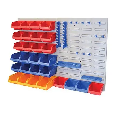 Faithfull FAIPAN43 Storage Bin Set with Wall Panels (43 Pieces)