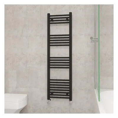 (1400x400mm, Black) NRG Straight Central Heating Towel Rail Bathroom Heated Rad Radiators Ladder