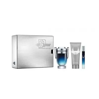 Paco Invictus Legend Pcs Set For Men: 3.4 Eau De Parfum Spray + 3.4 Shower Gel + 0.33 Oz Eau De 