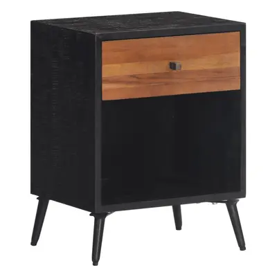 vidaXL Bedside Cabinet Nightstand Bed Side Table End Table Solid Wood Teak