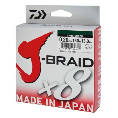 (58lb 0.28mm) Daiwa J-Braid X8 500m Multi Colour