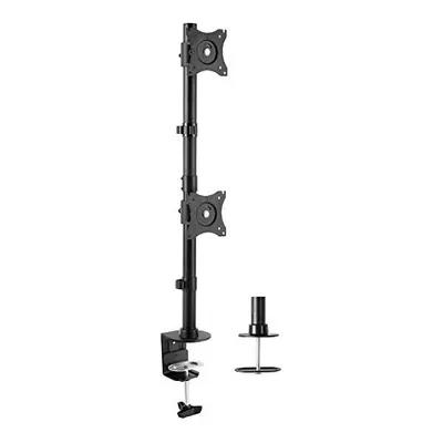 VIVO Dual Monitor Desk Mount Stand with Height Adjustment and VESA Plates for LCD Ultrawide Scre