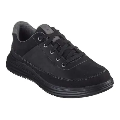 (7 UK, Black) Skechers Mens Proven Aldeno Leather Casual Shoes