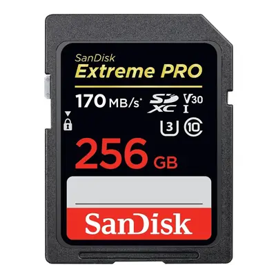 Sandisk Extreme Pro SDXC (256GB, SDSDXXD-256G)