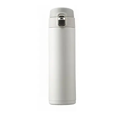 (White) 500ML Vacuum Thermos Stainless Steel Insulated Cup Lightweight Water Bottle Outdoor Camp