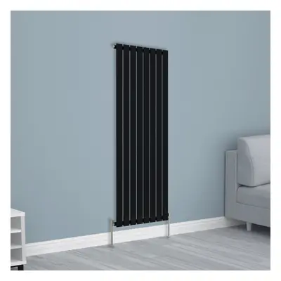 (1600x544mm Single, Black) NRG Horizontal Vertical Flat Panel Designer Radiator Central Heating 