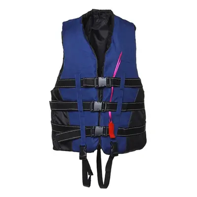 (Blue, 2XL) Adult Kids Life Jacket Kayak Ski Buoyancy Aid Vest Sailing Watersport