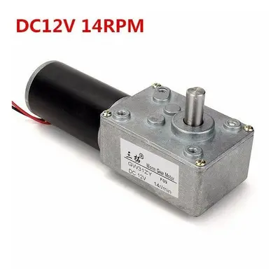 Worm Reducer Gear DC Motor High Torque Low Speed