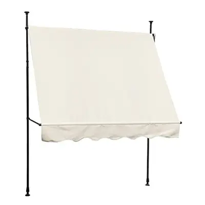 (Beige, 200X150) EVRE Waterproof Awning/shade + adjustment handle