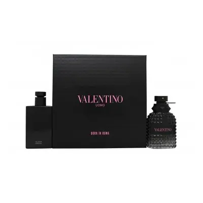 Valentino Uomo Born In Roma Pcs Set: 1.7 Eau De Toilette + 3.4 Shower Gel