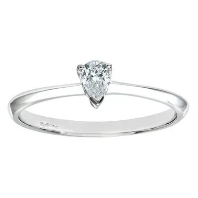 (L) Jewelco London 9ct White Gold Diamond Engagement Ring