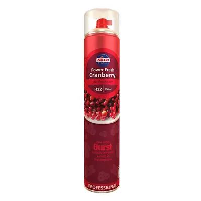 Nilco Professional Power Fresh Cranberry AirFreshener 750ml(Pack of 6)