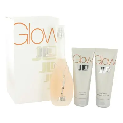 Glow by Jennifer Lopez Gift Set -- 3.4 oz Eau De Toilette Spray + 2.5 oz Body Lotion + 2.5 oz Sh