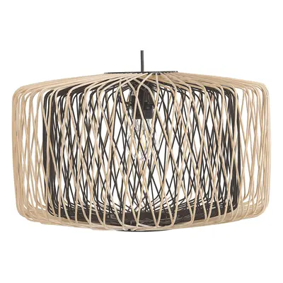 Pendant Lamp JAVARI Bamboo Wood Light Wood