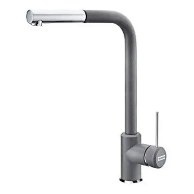 Franke Set Kitchen Sink tap with Pull-Out spout Sirius Side-Chrome/Stone Grey 115.0476.824 + SR0