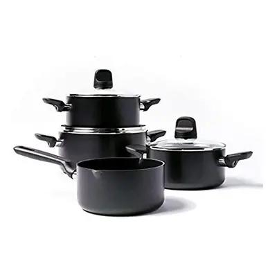 GreenPan Memphis Non-Stick Piece Cookware Set, PFAS Free, Black