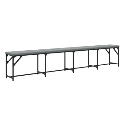 (light grey, x x cm) vidaXL Dining Bench Hallway Bench Dining Room Bench Seat Steel and Fabric