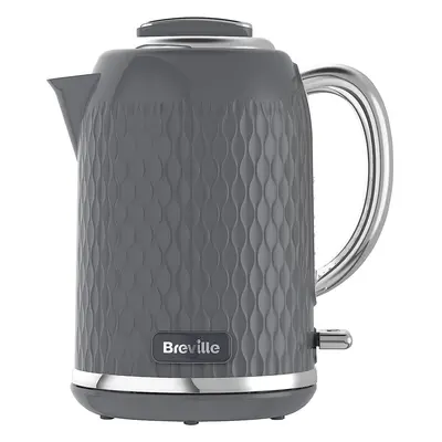 Breville Curve Grey Electric Kettle | 1.7L | 3KW Fast Boil | Grey & Chrome [VKT227]