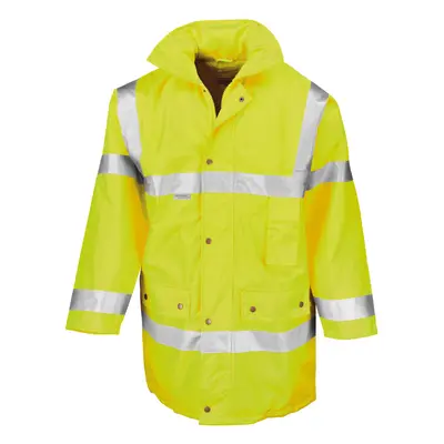 (M, Yellow) SAFE-GUARD by Result Unisex Adult Hi-Vis Jacket