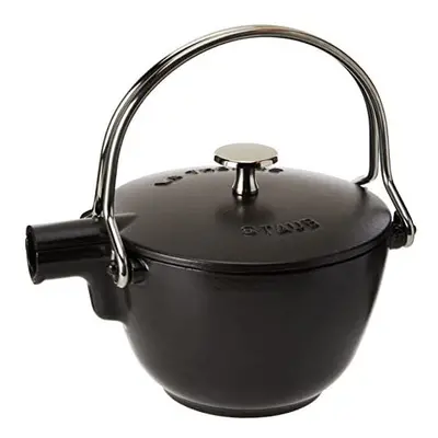 STAUB Cast Iron Tea Pot, Black