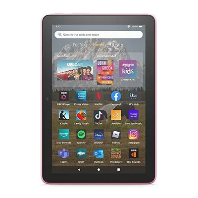 All-new Fire HD tablet | 8-inch HD display, GB, 30% faster processor, designed for portable ente