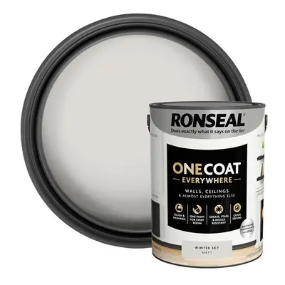 Ronseal One Coat Everywhere Interior Winter Sky Matt litre