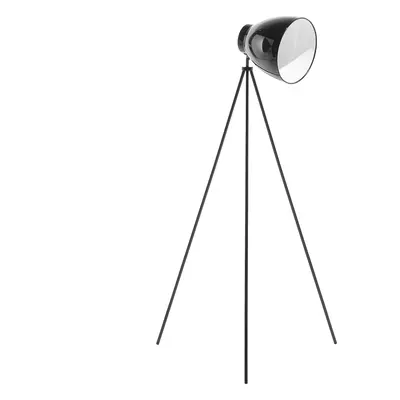 Metal Floor Lamp Black TAMEGA