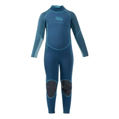 (3-4 Years, Cosmic Blue Marl) Trespass Childrens/Kids Lillian Wetsuit