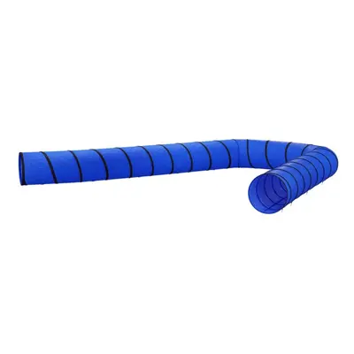 (55 x cm (Diameter x H)) vidaXL Dog Tunnel Blue Polyester Training Tunnel Dog Play Run Jump Mult