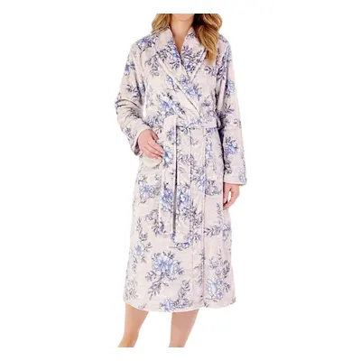 (Blue, XLarge) Slenderella HC88313 Women's Floral Dressing Gown