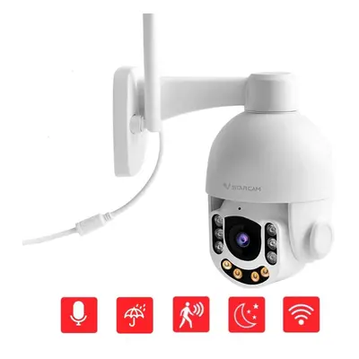 (UK Plug) 2.0MP Smart IP Camera 5x ZOOM 1080P HD Night Vision WIFI AI Detaction Two Way Audio Pa