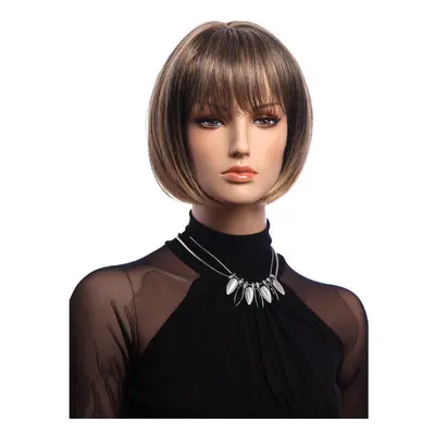 Short Straight Full Wig Elegant Bobo Synthetic Wigs Inch