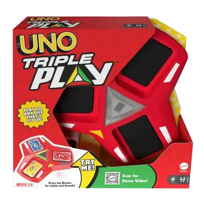 Mattel MTTGXV87 UNO Triple Play Card Game