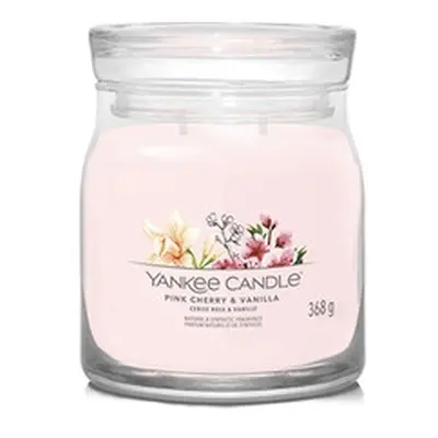 Yankee Candle - Pink Cherry & Vanilla Signature Candle ( rÅ¯Å¾ovÃ¡ tÅeÅ¡eÅ a vanilka ) - VonnÃ