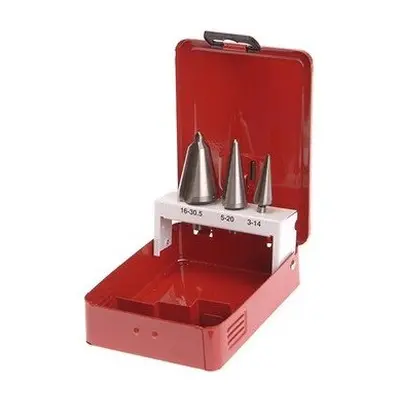 Faithfull FAITDSET3 HSS Taper Drill Bit Set of