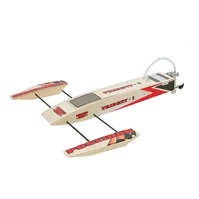 Unassembled Electric RC Boat Kit without Motor ESC Servo Transmitter Battery