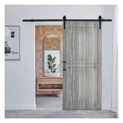 Farmhouse Style Wooden Barn Door with Sliding Kit