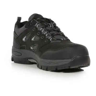 (8 UK, Black/Granite) Regatta Mens Mudstone Nubuck Safety Trainers