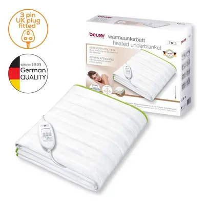 Beurer TS15 Ecologic+ Money Saving Heated Blanket Single 152x 72cm