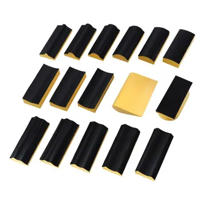 16Pcs Grinding Polishing Block Set Special Shape Hand Grinding Sponge Sanding Block Polish Sandp